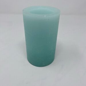 Faux Turquoise LED Candle